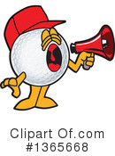 Golf Ball Sports Mascot Clipart #1365668 by Mascot Junction