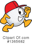 Golf Ball Sports Mascot Clipart #1365682 by Mascot Junction