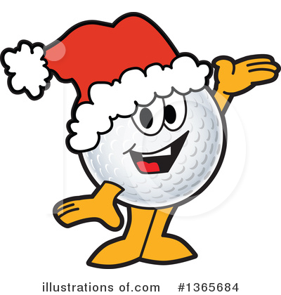 Royalty-Free (RF) Golf Ball Sports Mascot Clipart Illustration by Mascot Junction - Stock Sample #1365684