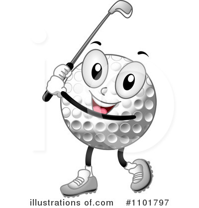Royalty-Free (RF) Golf Clipart Illustration by BNP Design Studio - Stock Sample #1101797