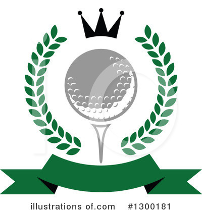 Golfing Clipart #1300181 by Vector Tradition SM
