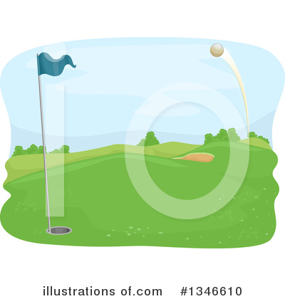 Royalty-Free (RF) Golf Clipart Illustration by BNP Design Studio - Stock Sample #1346610