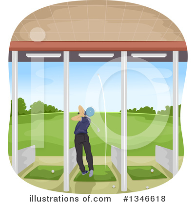 Golfing Clipart #1346618 by BNP Design Studio