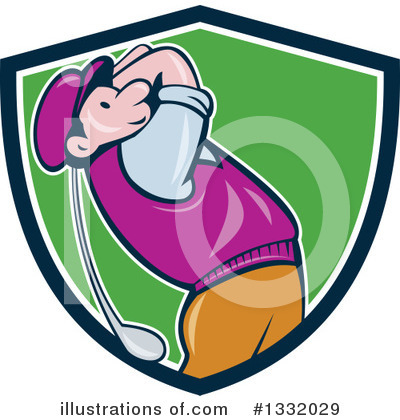 Golf Clipart #1332029 by patrimonio