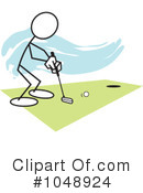 Golfing Clipart #1048924 by Johnny Sajem