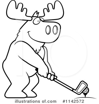 Golfing Clipart #1142572 by Cory Thoman