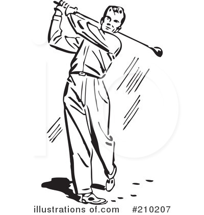 Golf Clipart #210207 by BestVector