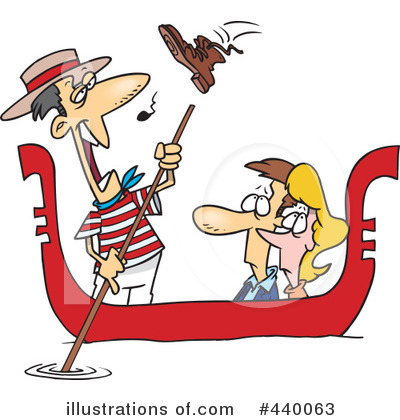 Gondolier Clipart #440063 by toonaday