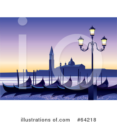 Gondola Clipart #64218 by Eugene