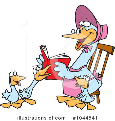 Royalty-Free (RF) Goose Clipart Illustration by toonaday - Stock Sample #1044541