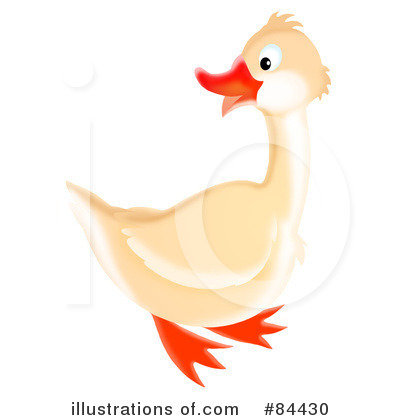 Royalty-Free (RF) Goose Clipart Illustration by Alex Bannykh - Stock Sample #84430