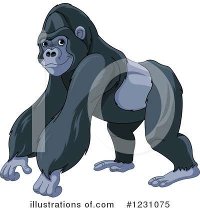 Primate Clipart #1231075 by Pushkin