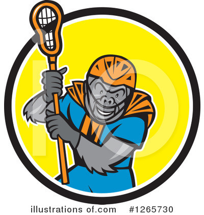 Royalty-Free (RF) Gorilla Clipart Illustration by patrimonio - Stock Sample #1265730