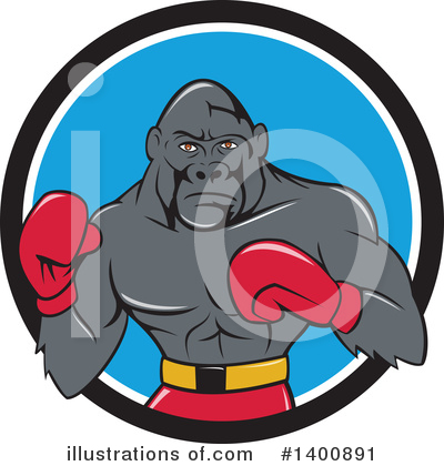 Boxing Gloves Clipart #1400891 by patrimonio