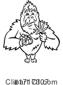 Gorilla Clipart #1717307 by patrimonio