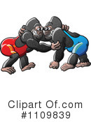 Gorillas Clipart #1109839 by Zooco