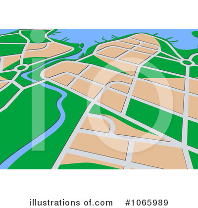 Gps Maps Clipart #1065989 by Vector Tradition SM