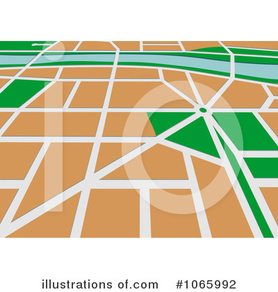 Gps Maps Clipart #1065992 by Vector Tradition SM