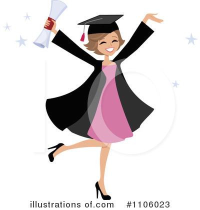 Royalty-Free (RF) Graduate Clipart Illustration by Monica - Stock Sample #1106023