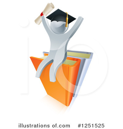 Graduation Clipart #1251525 by AtStockIllustration