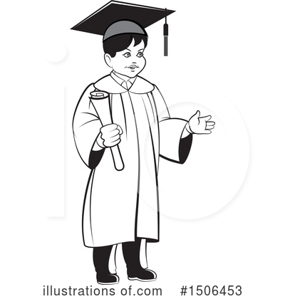 Graduate Clipart #1506453 by Lal Perera
