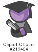 Graduate Clipart #219424 by Leo Blanchette