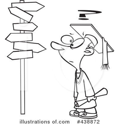 Royalty-Free (RF) Graduate Clipart Illustration by toonaday - Stock Sample #438872