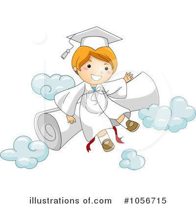 Royalty-Free (RF) Graduation Clipart Illustration by BNP Design Studio - Stock Sample #1056715