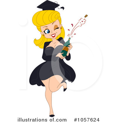 Royalty-Free (RF) Graduation Clipart Illustration by BNP Design Studio - Stock Sample #1057624