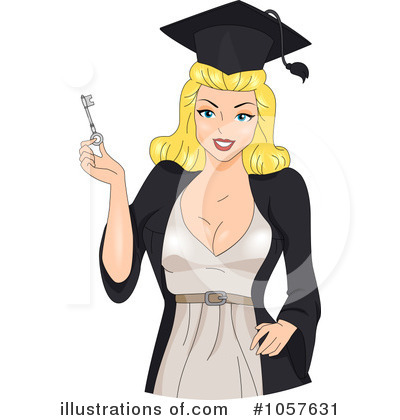 Royalty-Free (RF) Graduation Clipart Illustration by BNP Design Studio - Stock Sample #1057631