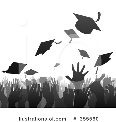 Royalty-Free (RF) Graduation Clipart Illustration by AtStockIllustration - Stock Sample #1355560