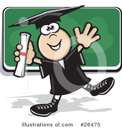 Graduation Cap Clipart #26475 by David Rey