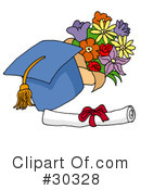 Graduation Clipart #30328 by LaffToon