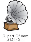 Gramophone Clipart #1244211 by Lal Perera