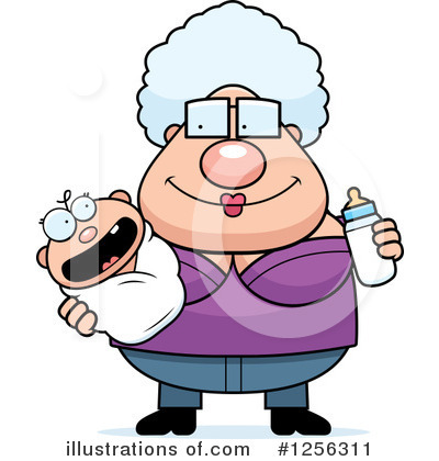 Old Woman Clipart #1256311 by Cory Thoman