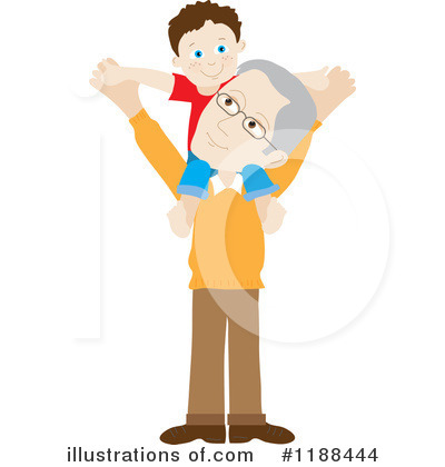 Royalty-Free (RF) Grandpa Clipart Illustration by Maria Bell - Stock Sample #1188444