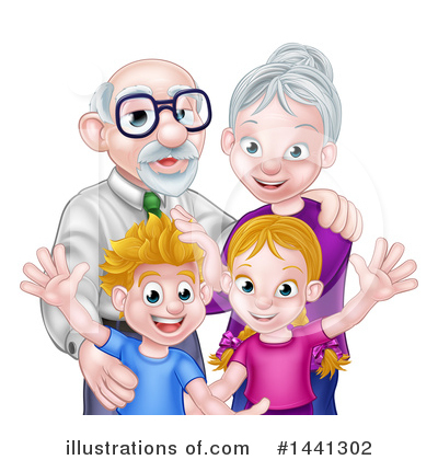 Grandparents Clipart #1441302 by AtStockIllustration