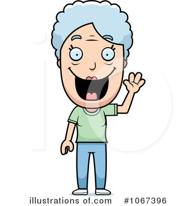 Old Woman Clipart #1067396 by Cory Thoman