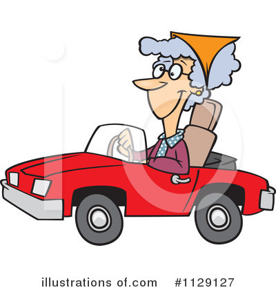 Royalty-Free (RF) Granny Clipart Illustration by toonaday - Stock Sample #1129127