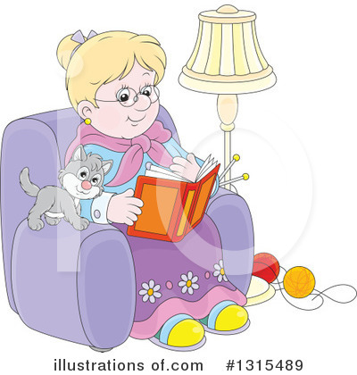 Royalty-Free (RF) Granny Clipart Illustration by Alex Bannykh - Stock Sample #1315489