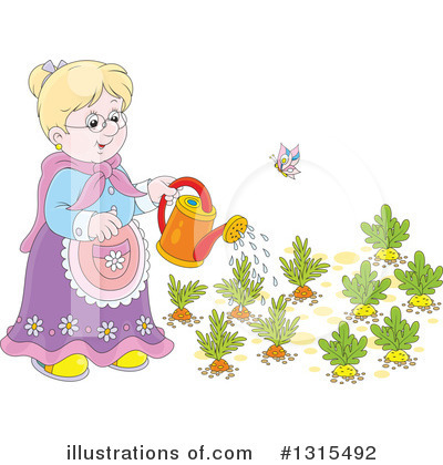 Watering Can Clipart #1315492 by Alex Bannykh