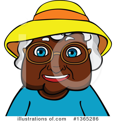 Senior Woman Clipart #1365286 by Vector Tradition SM