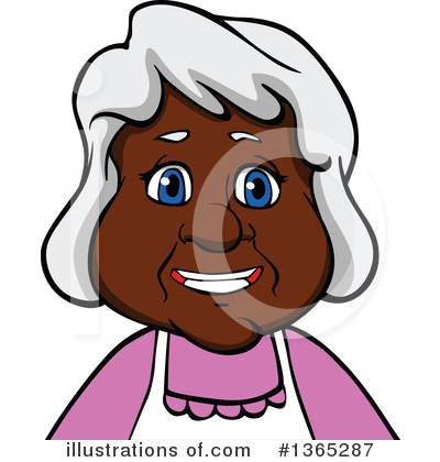 Old Woman Clipart #1365287 by Vector Tradition SM