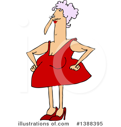 Old Lady Clipart #1388395 by djart