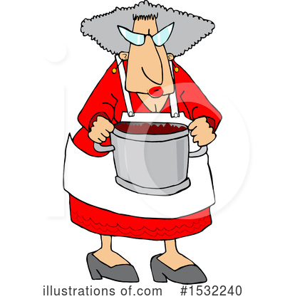 Old Lady Clipart #1532240 by djart