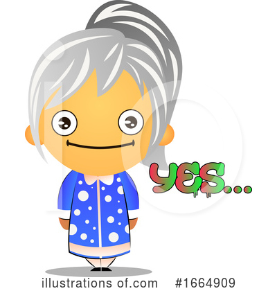 Royalty-Free (RF) Granny Clipart Illustration by Morphart Creations - Stock Sample #1664909
