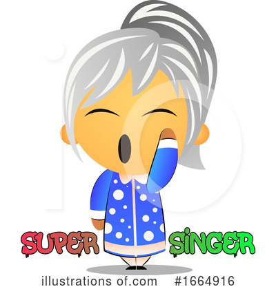 Royalty-Free (RF) Granny Clipart Illustration by Morphart Creations - Stock Sample #1664916