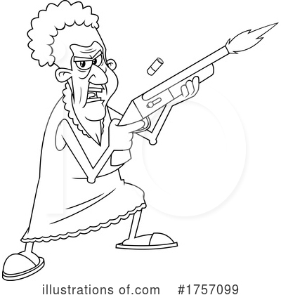 Royalty-Free (RF) Granny Clipart Illustration by Hit Toon - Stock Sample #1757099