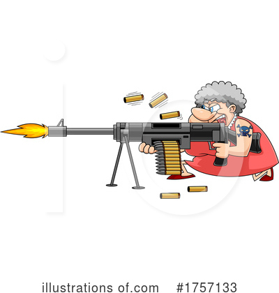 Rifle Clipart #1757133 by Hit Toon