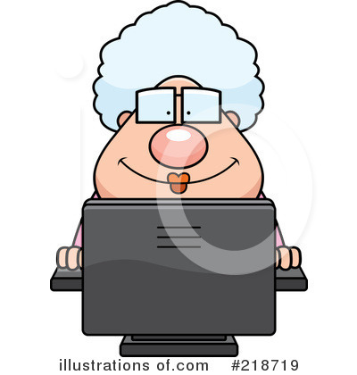Royalty-Free (RF) Granny Clipart Illustration by Cory Thoman - Stock Sample #218719